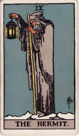 은둔자 카드 그림